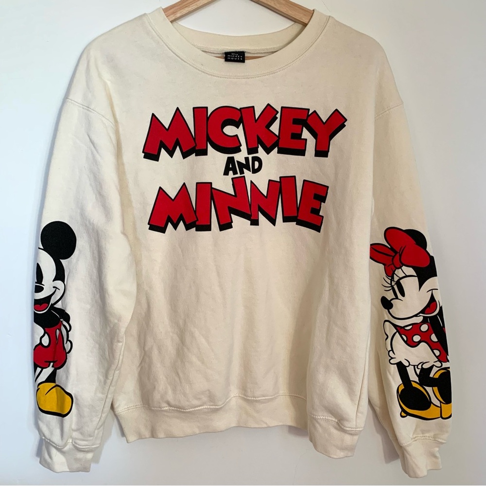 Mickey and Minnie Graphic Sweatshirt